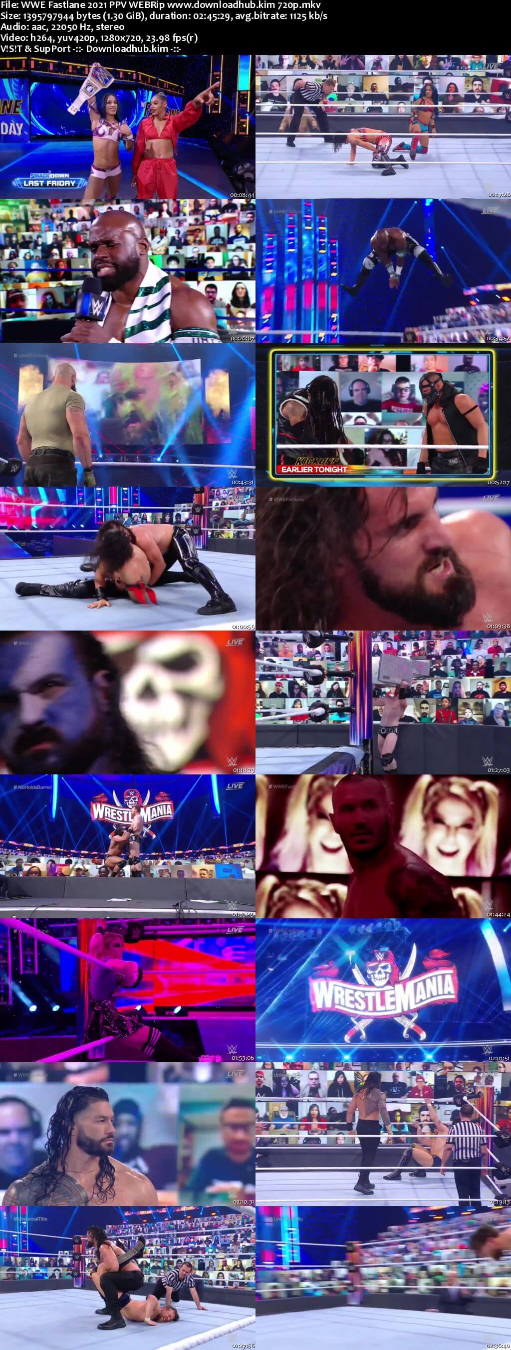 WWE Fastlane 21st March 2021 720p 600MB PPV WEBRip 480p