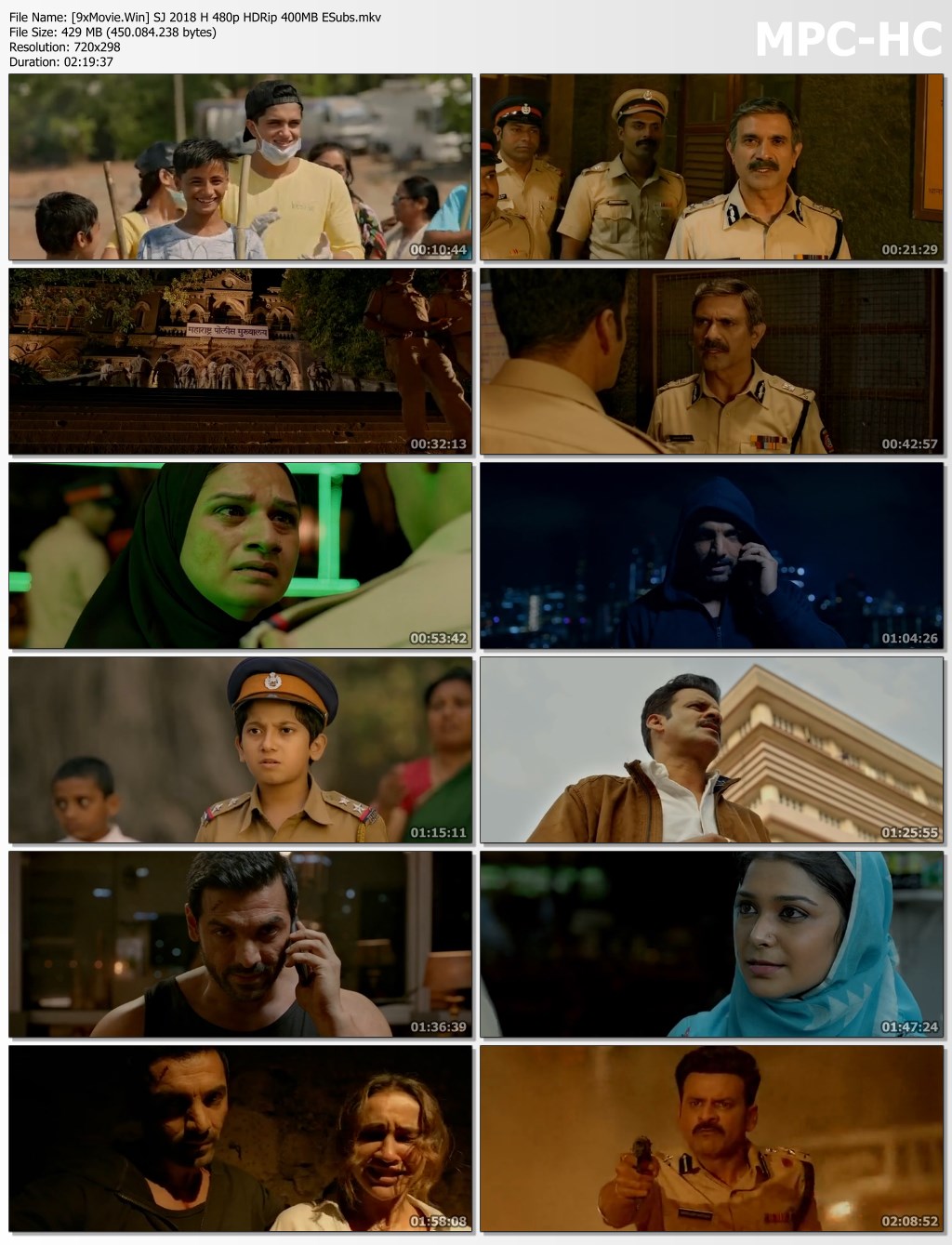 Satyameva Jayate 2018 Hindi 480p HDRip x264 400MB ESubs