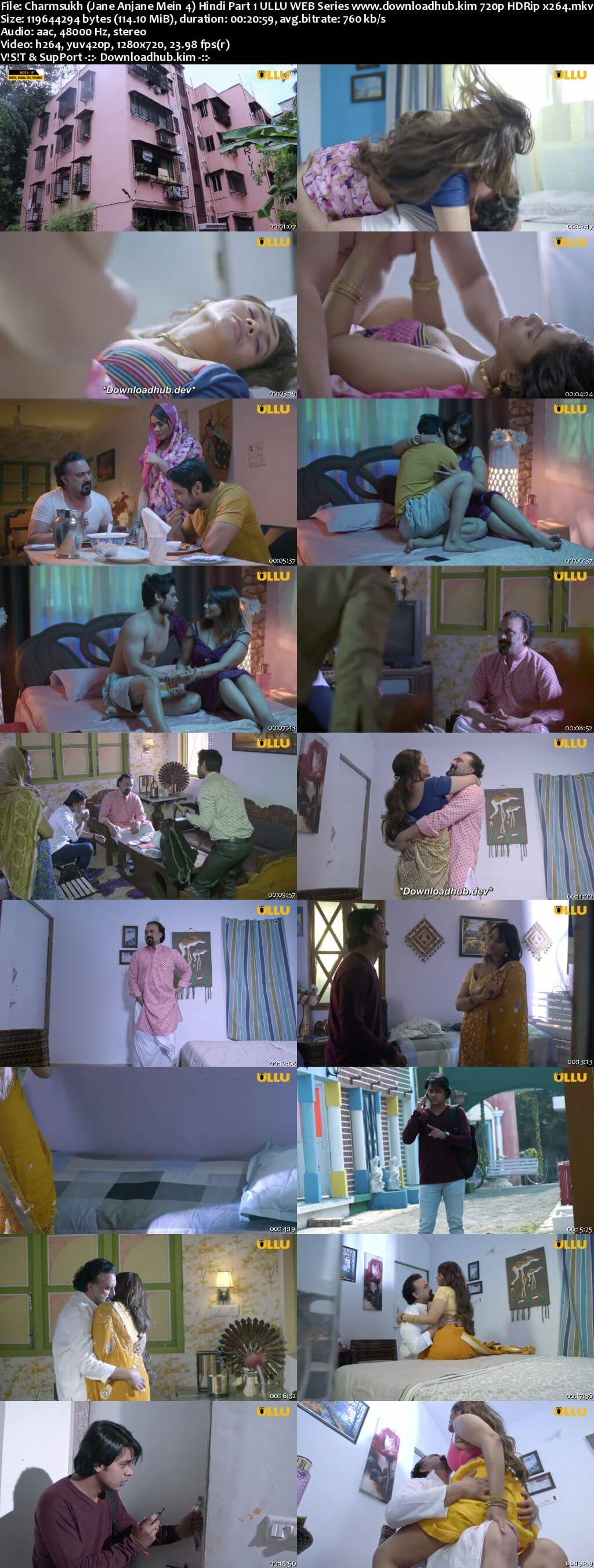 Charmsukh (Jane Anjane Mein 4) Hindi Part 1 ULLU WEB Series 720p HDRip x264