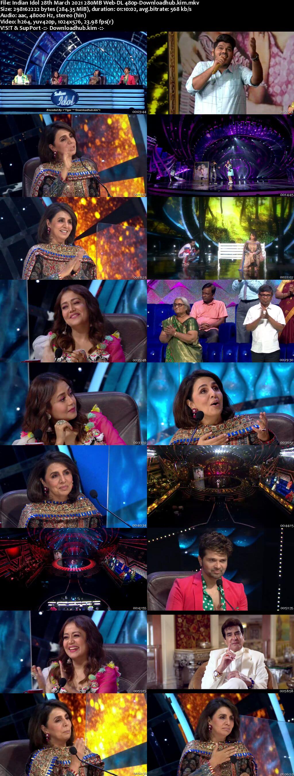 Indian Idol 28 March 2021 Episode 36 Web-DL 480p