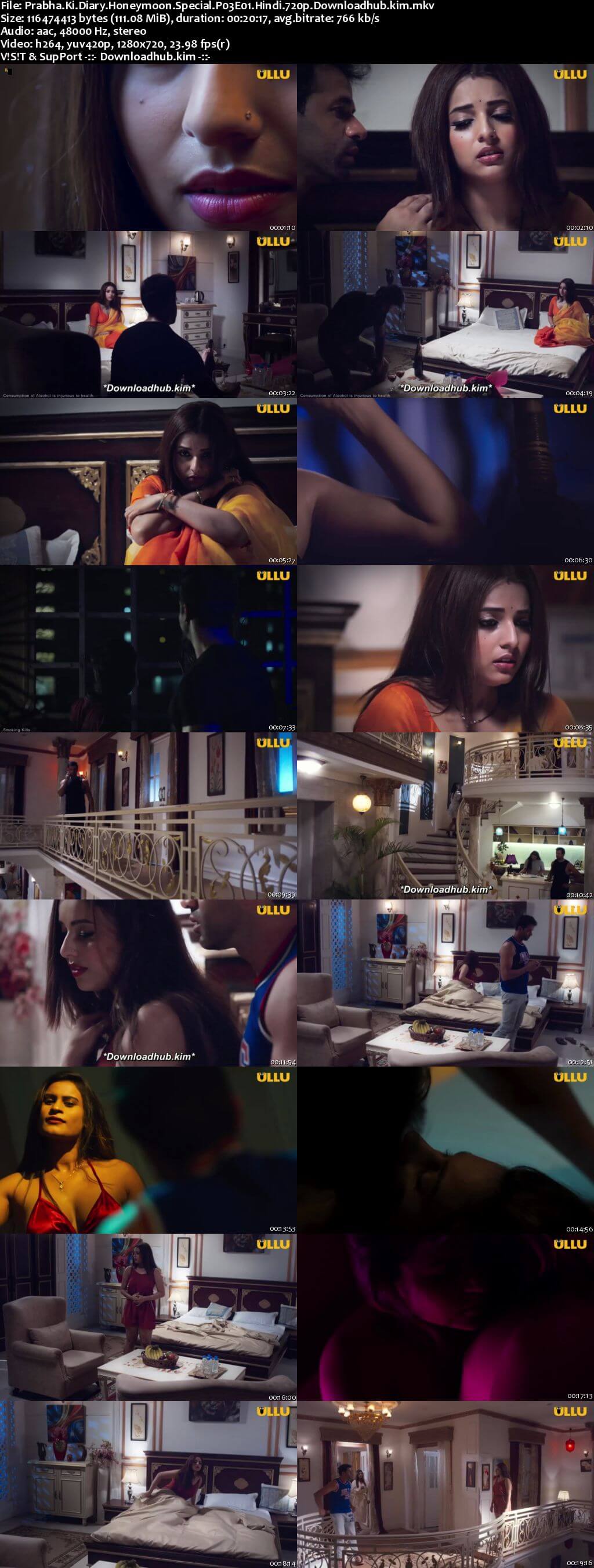 Prabha Ki Diary S02 Honeymoon Special 2021 Hindi Part 03 ULLU WEB Series 720p HDRip x264