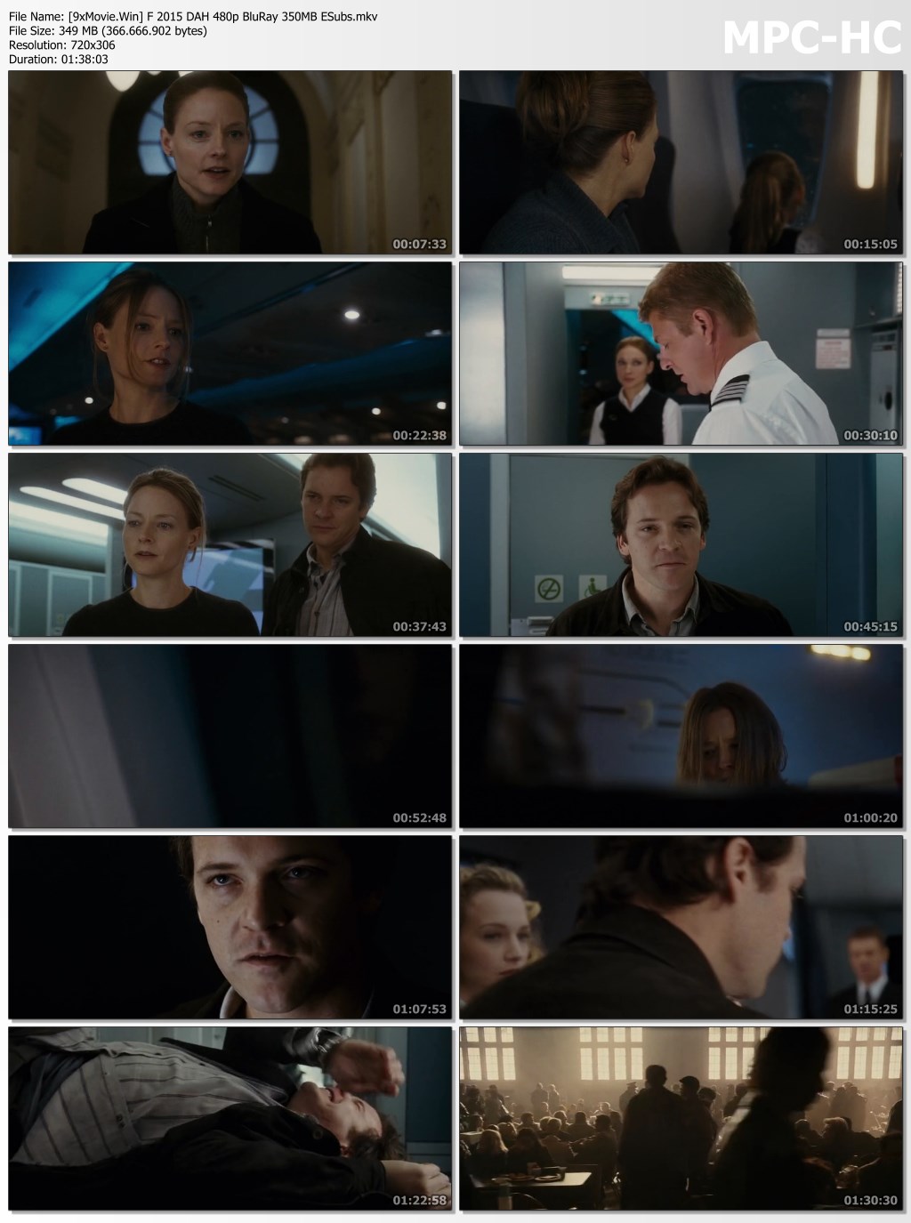 Flightplan 2005 Dual Audio Hindi 480p BluRay x264 350MB ESubs