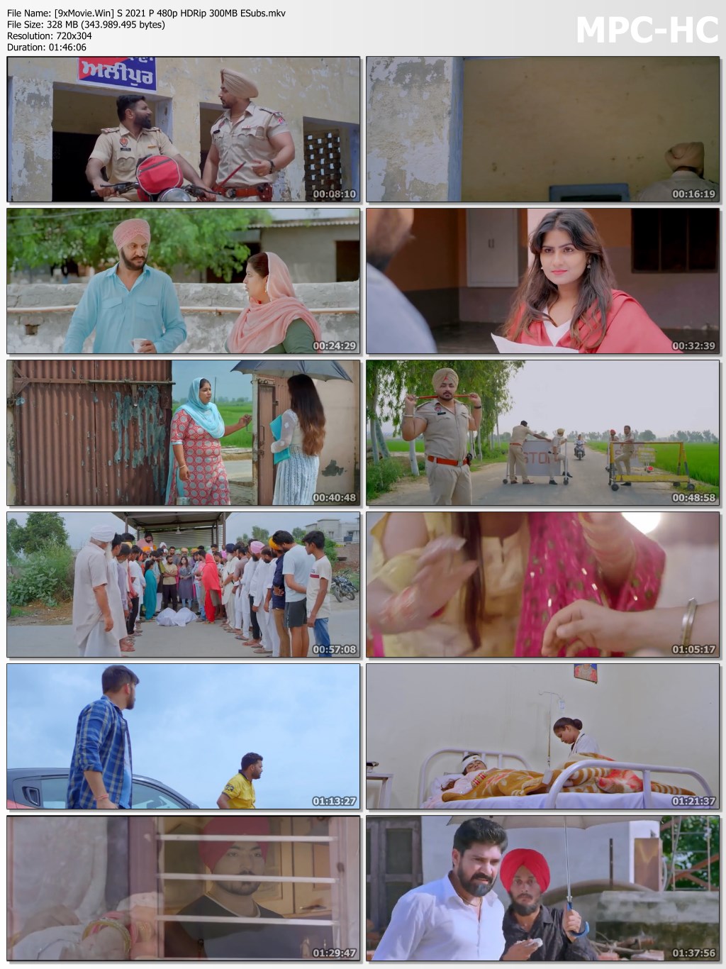 Siyasat 2021 Punjabi 480p HDRip x264 300MB ESubs