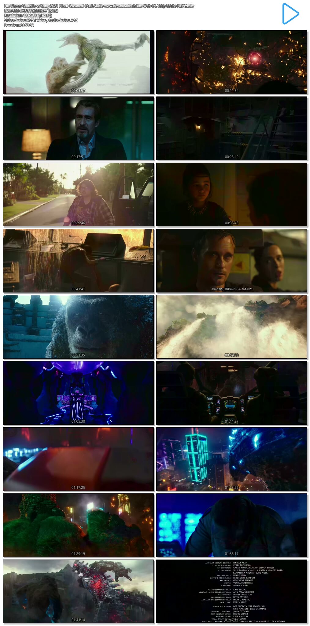 Godzilla vs Kong 2021 Hindi (Cleaned) Dual Audio 600MB Web-DL 720p ESubs HEVC Godzilla vs Kong 2021 Hindi (Cleaned) Dual Audio 600MB Web-DL 720p ESubs HEVC