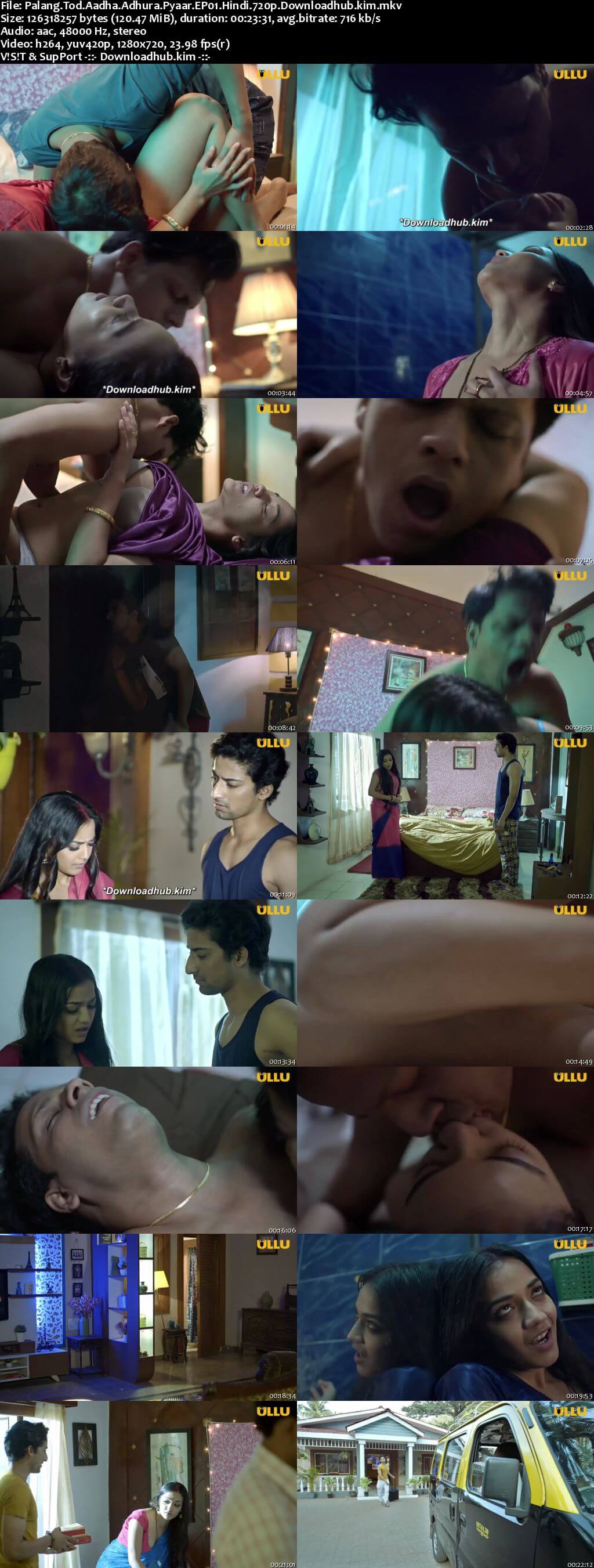 Palang Tod (Aadha Adhura Pyaar) 2021 Hindi S01 ULLU WEB Series 720p HDRip x264