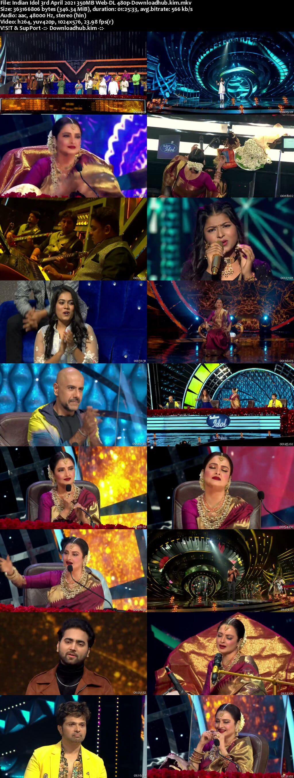 Indian Idol 03 April 2021 Episode 37 Web-DL 480p