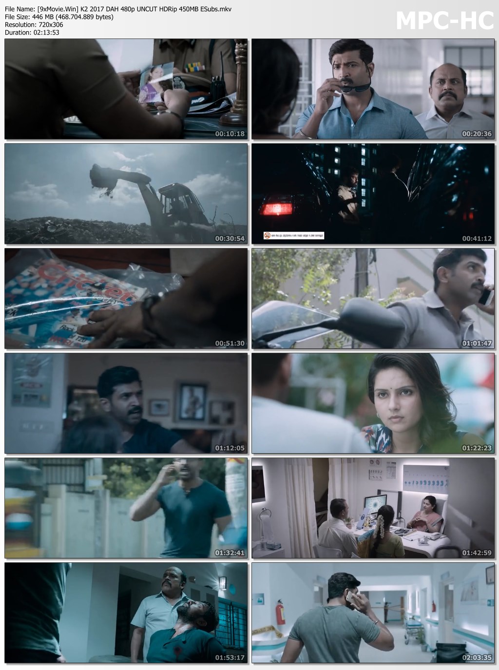 Kuttram 23 2017 Dual Audio Hindi 480p UNCUT HDRip x264 450MB ESubs