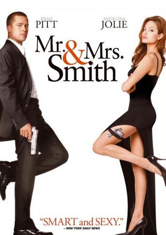 Mr. & Mrs. Smith 2005 Hollywood Movie Hindi ORG 480p BluRay x264 350MB ESubs