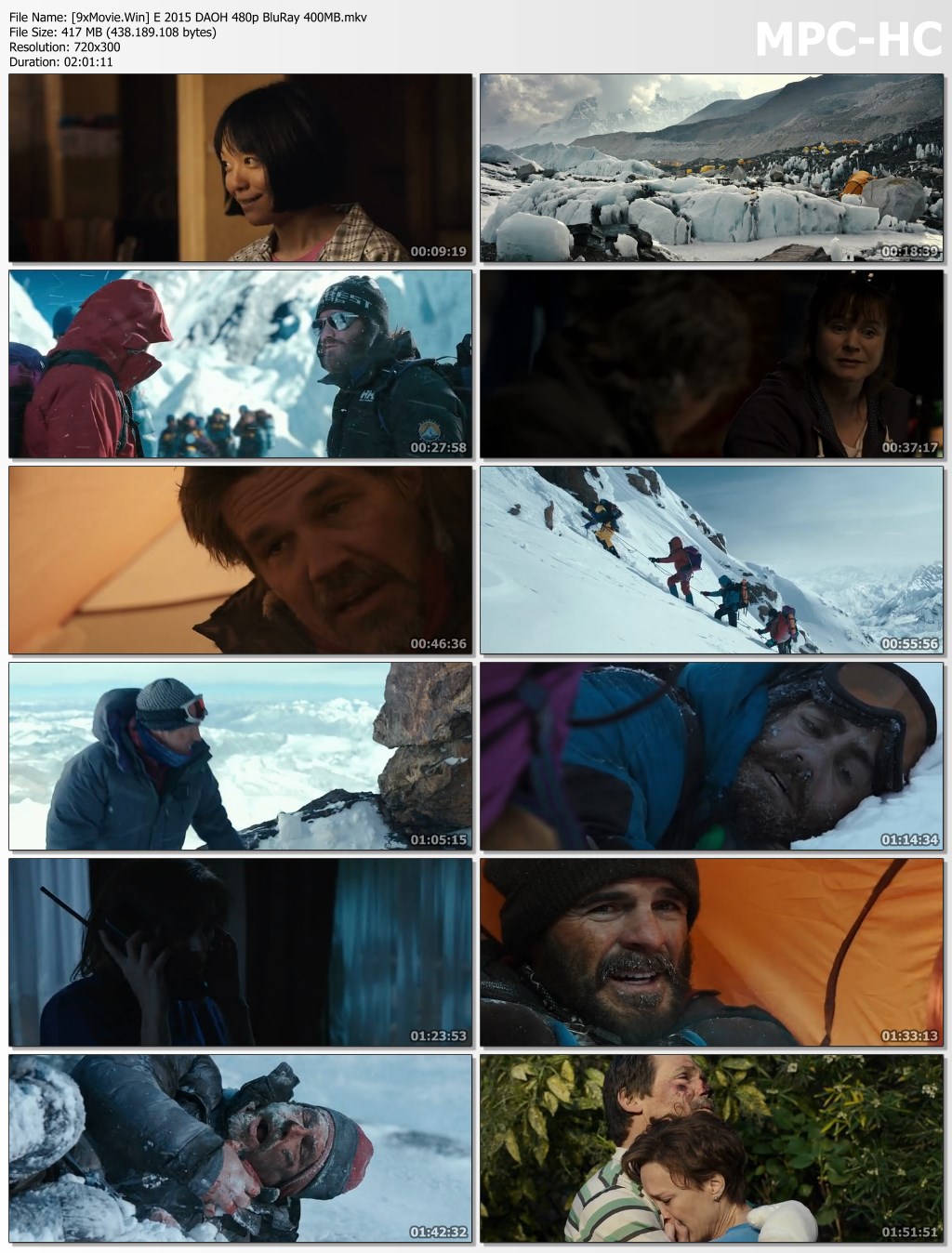 Everest 2015 Hollywood Movie Hindi ORG 480p BluRay x264 400MB