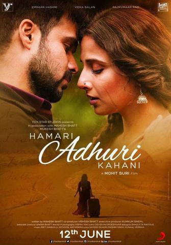 Hamari Adhuri Kahani 2015 Bollywood Movie 480p HDRip x264 400MB