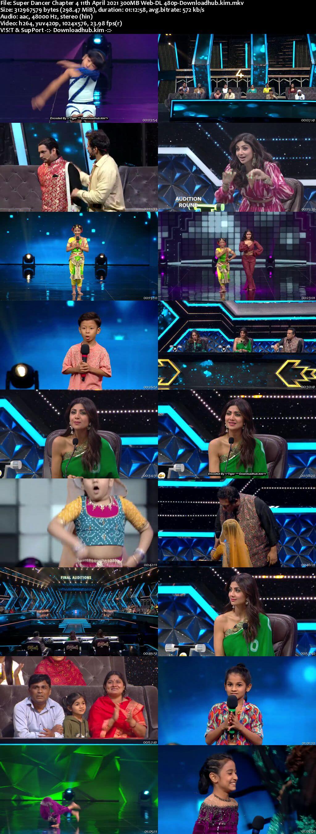 Super Dancer Chapter 4 11th April 2021 300MB Web-DL 480p