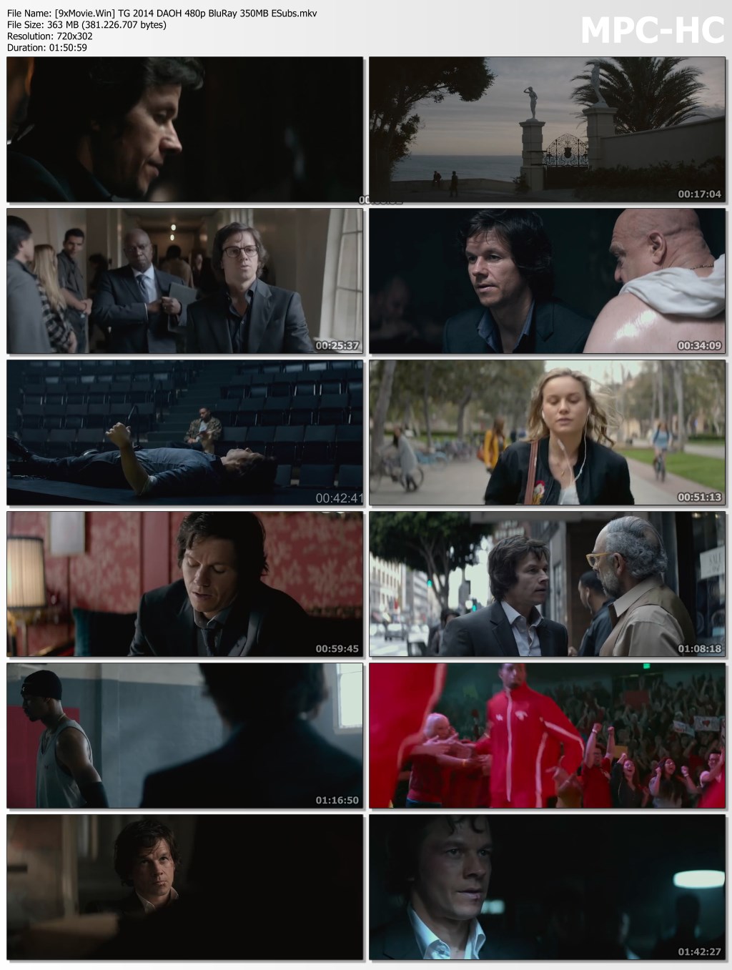 The Gambler 2014 Dual Audio ORG Hindi 480p BluRay x264 350MB ESubs