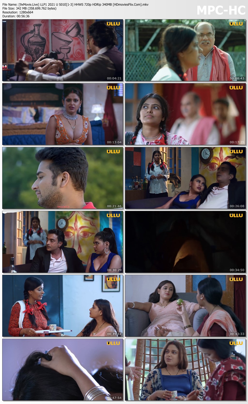 Laal Lihaaf Part 1 2021 Ullu S01 Hot Web Series 720p HDRip x264 340MB