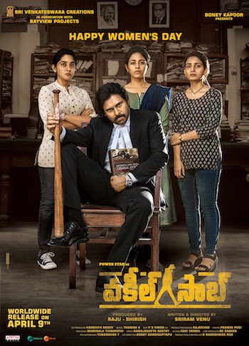 Download Vakeel Sahab 2021 Telugu Full Movie hd print 720p 1080p