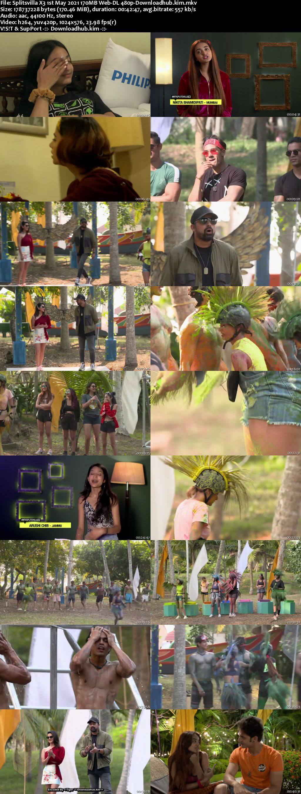 Splitsvilla X3 1st May 2021 170MB Web-DL 480p