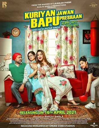 Kuriyan Jawan Bapu Preshaan 2021 Full Punjabi Movie 720p HEVC Download