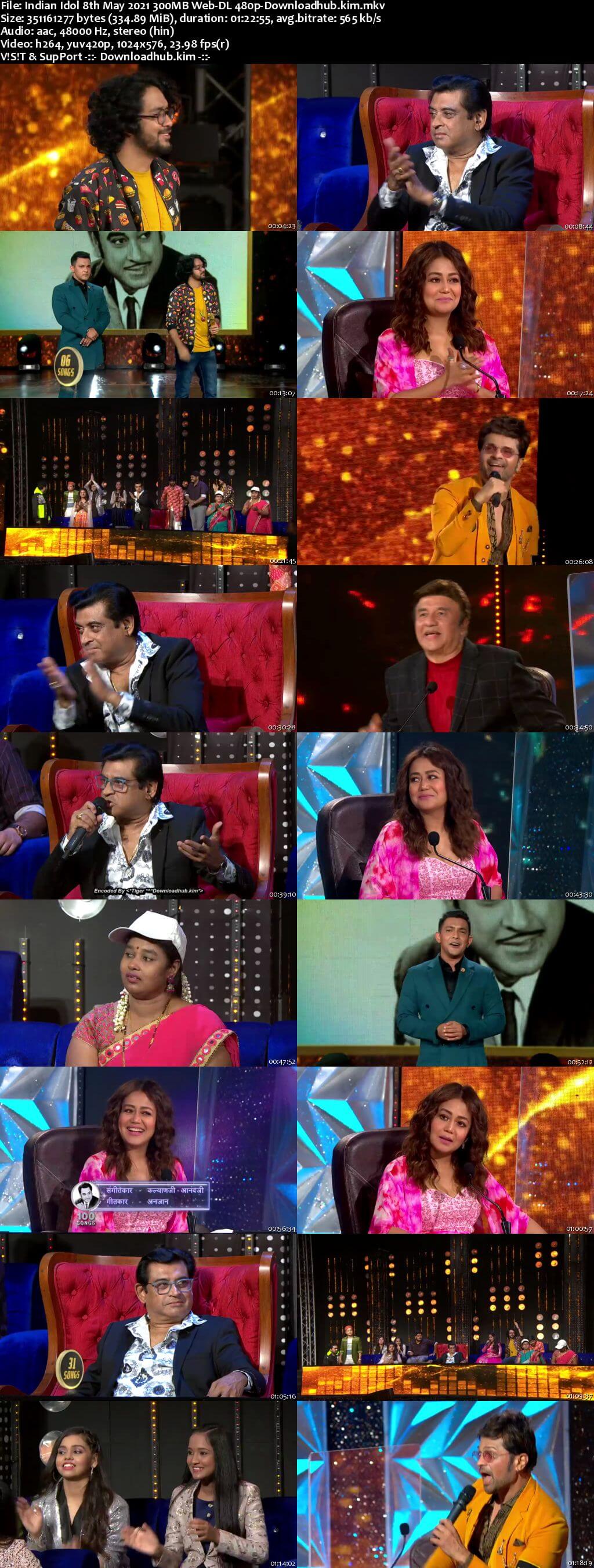 Indian Idol 08 May 2021 Episode 47 Web-DL 480p