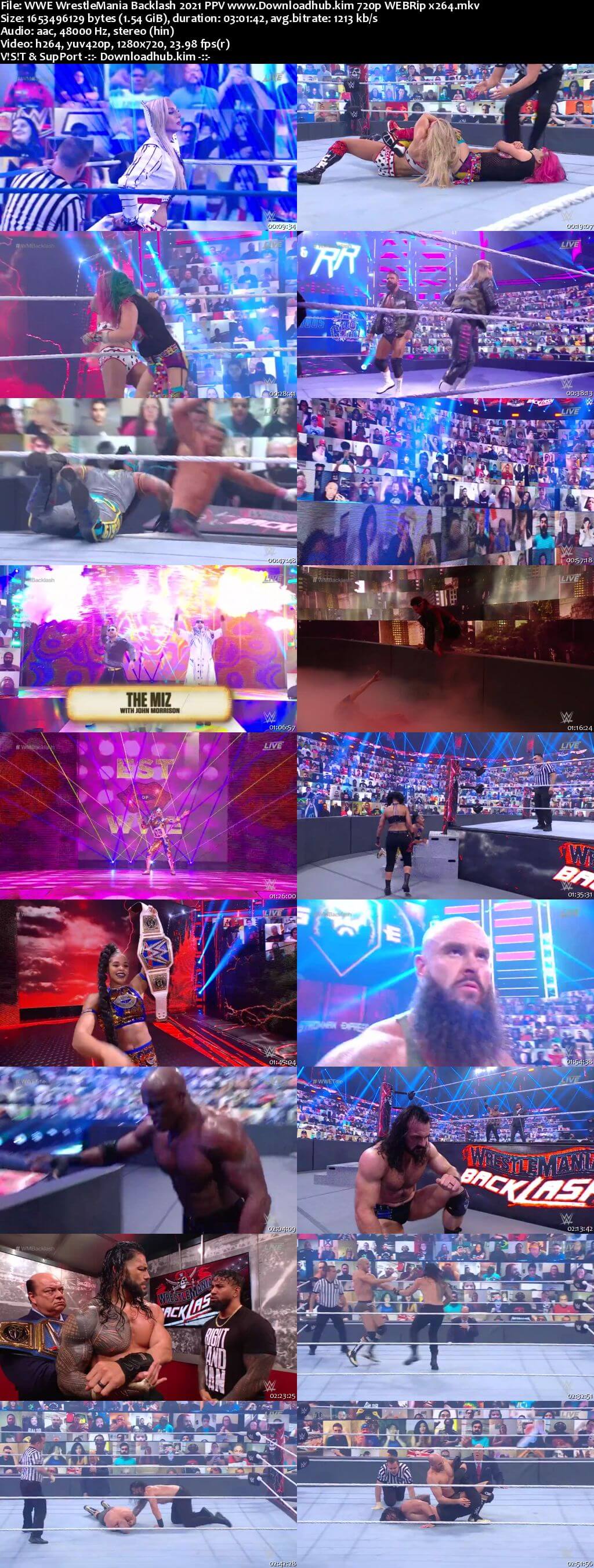 WWE Wrestlemania Backlash 16th May 2021 720p 750MB PPV WEBRip 480p