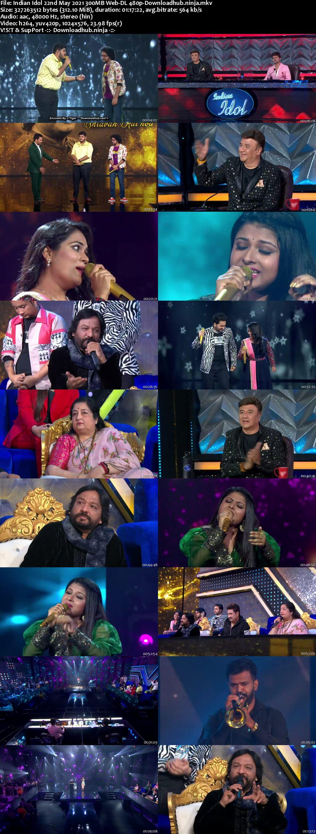 Indian Idol 22 May 2021 Episode 51 Web-DL 480p