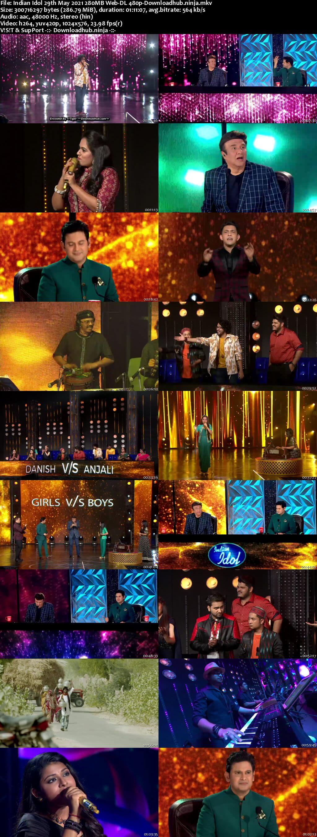 Indian Idol 29 May 2021 Episode 53 Web-DL 480p