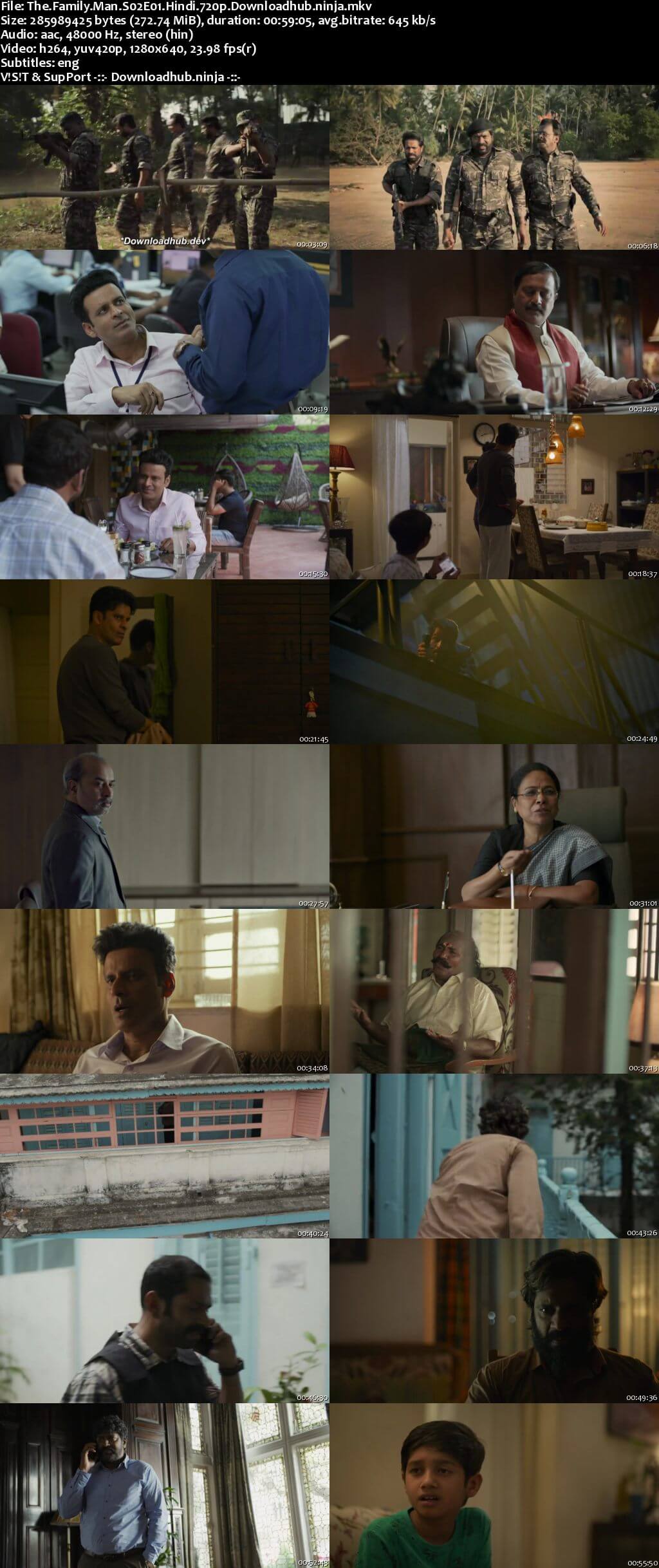 The Family Man 2021 Hindi Season 02 Complete 720p HDRip ESubs