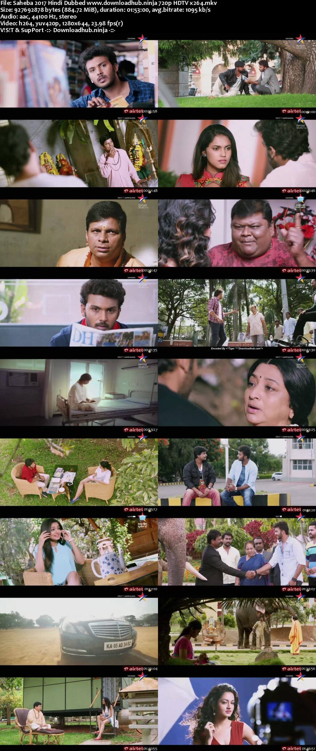 Saheba 2017 Hindi Dubbed 720p HDTV x264