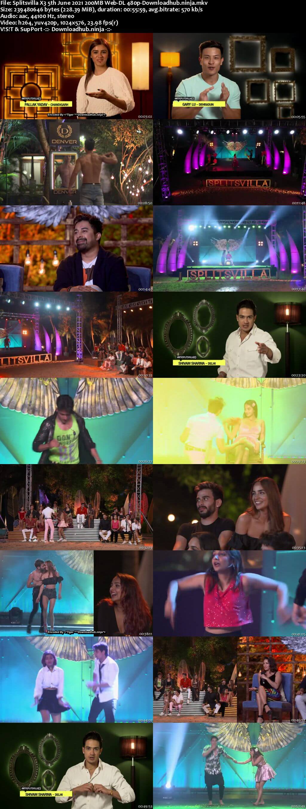 Splitsvilla X3 5th June 2021 200MB Web-DL 480p