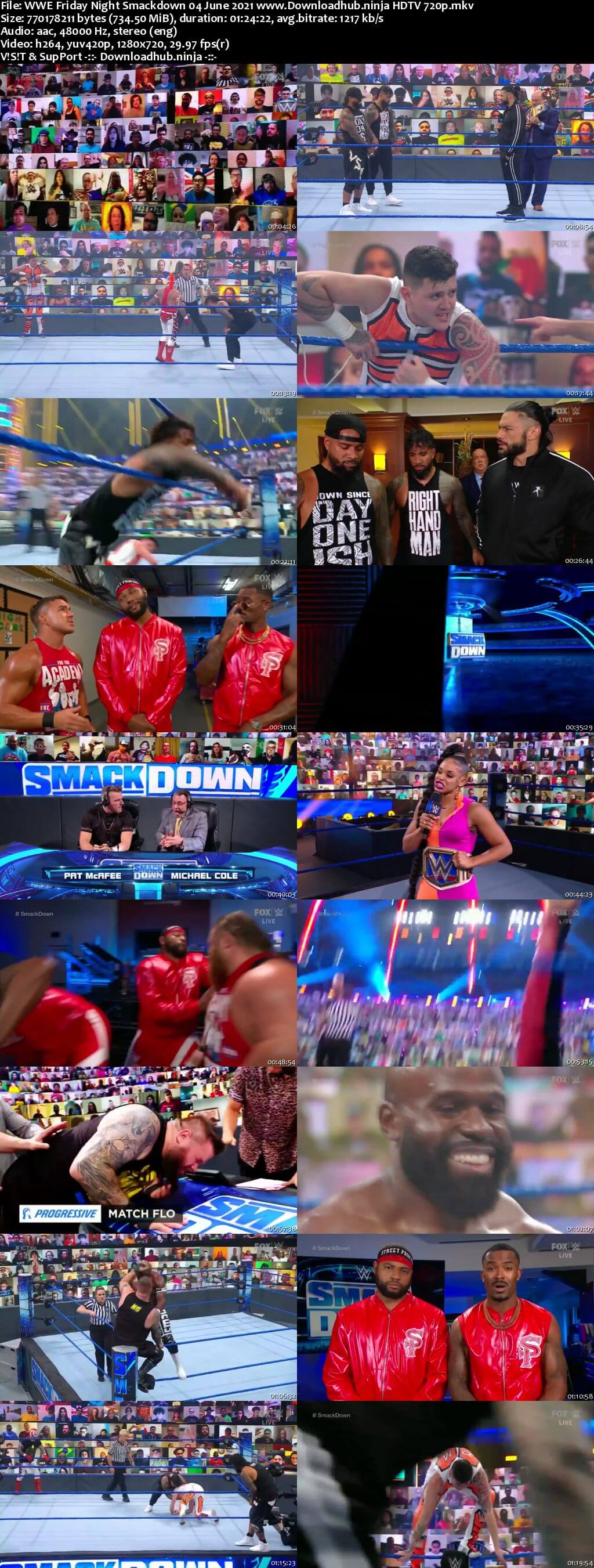 WWE Friday Night Smackdown 4th June 2021 720p 300MB HDTV 480p