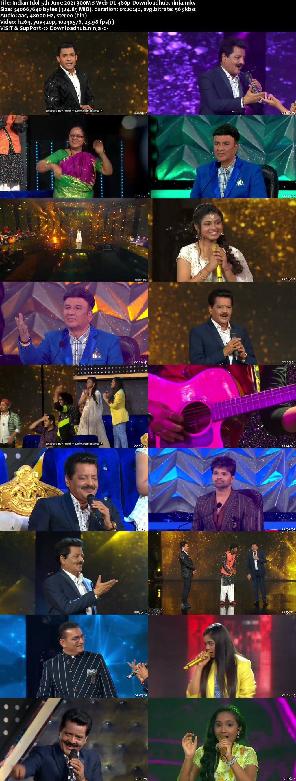 Indian Idol 05 June 2021 Episode 55 Web-DL 480p