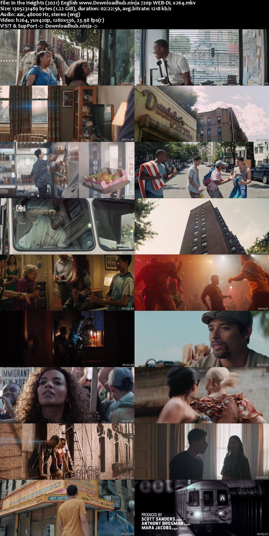 In the Heights 2021 English 720p Web-DL 1.2GB