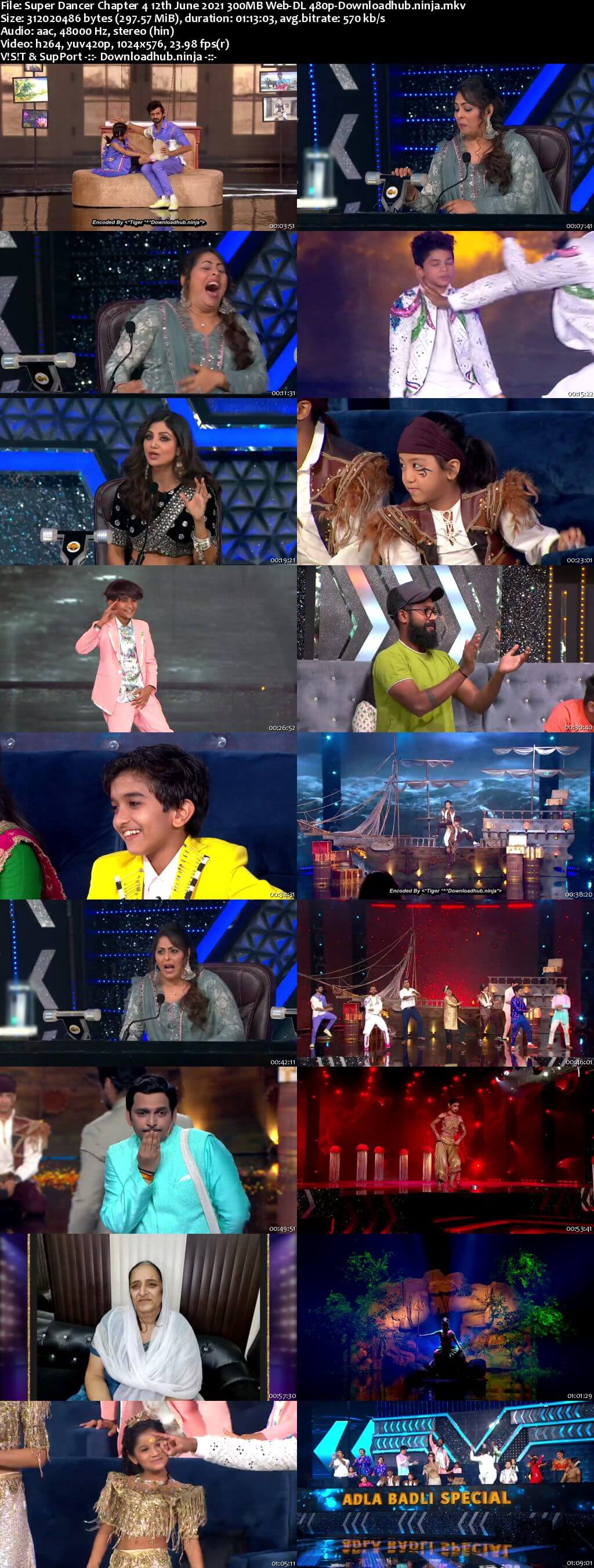 Super Dancer Chapter 4 12th June 2021 300MB Web-DL 480p