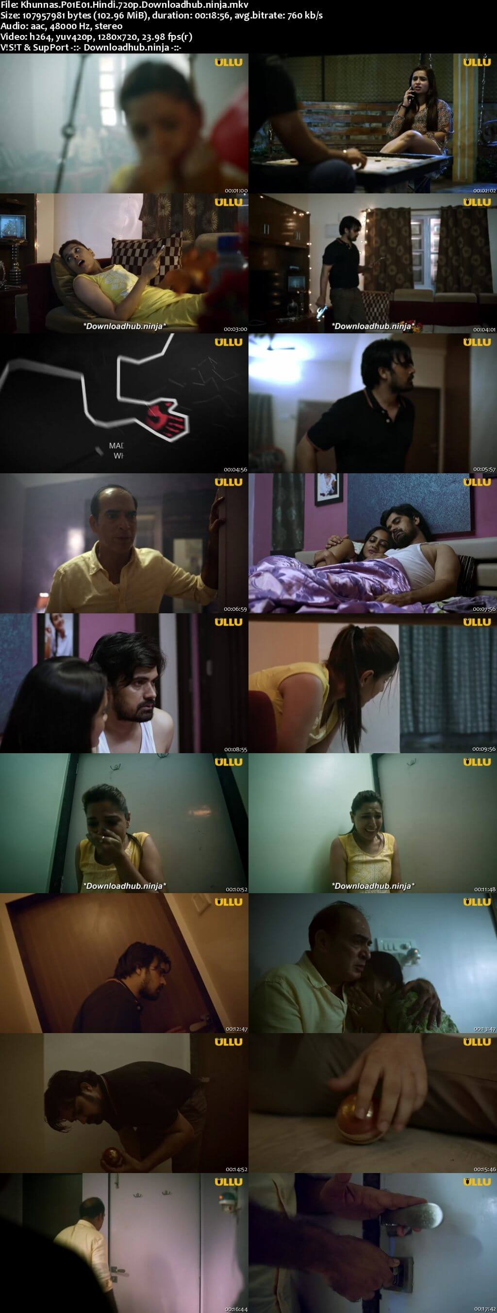 Khunnas 2021 Hindi Part 01 ULLU WEB Series 720p HDRip x264