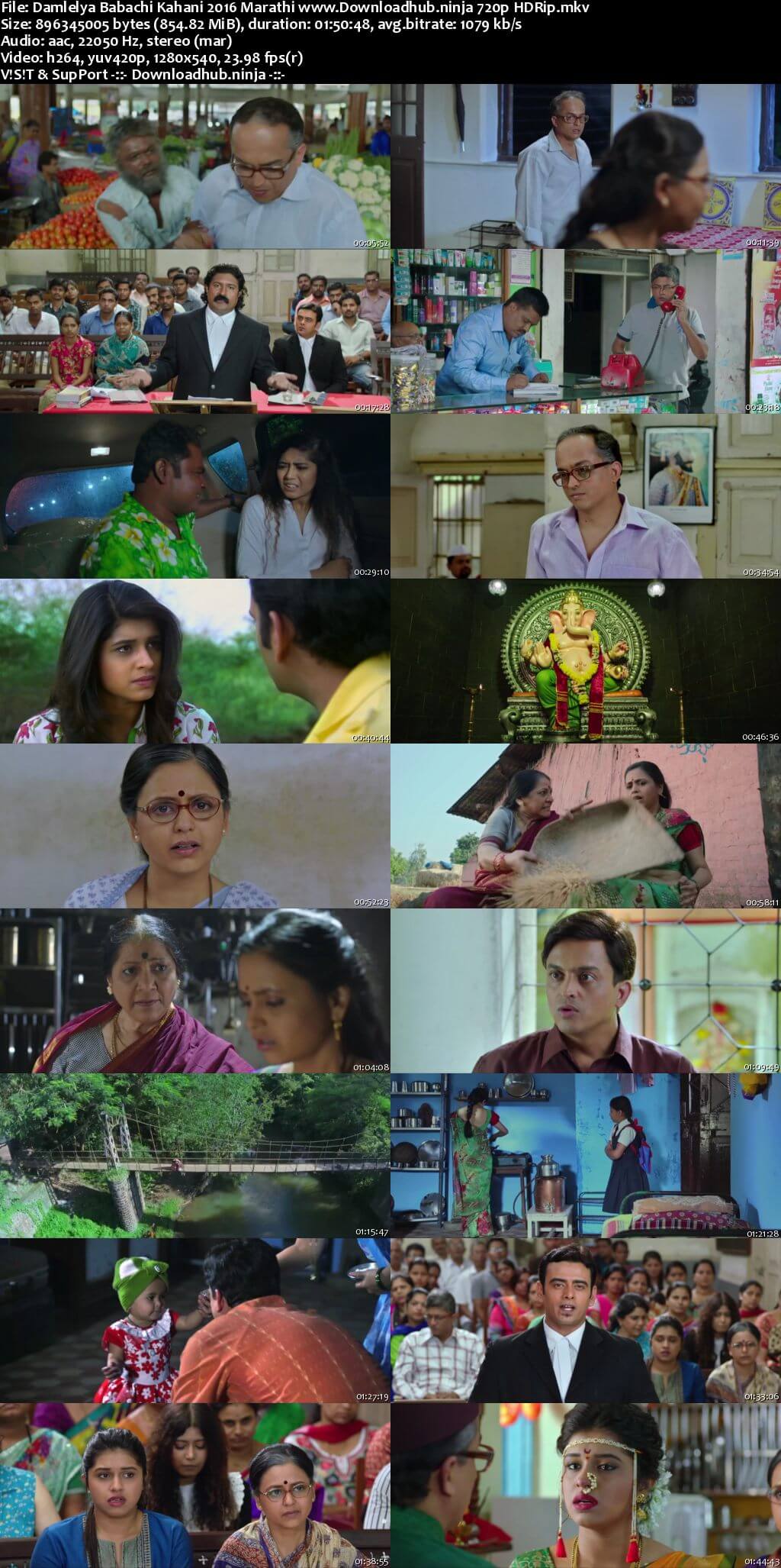 Damlelya Babachi Kahani 2016 Marathi 720p HDRip x264