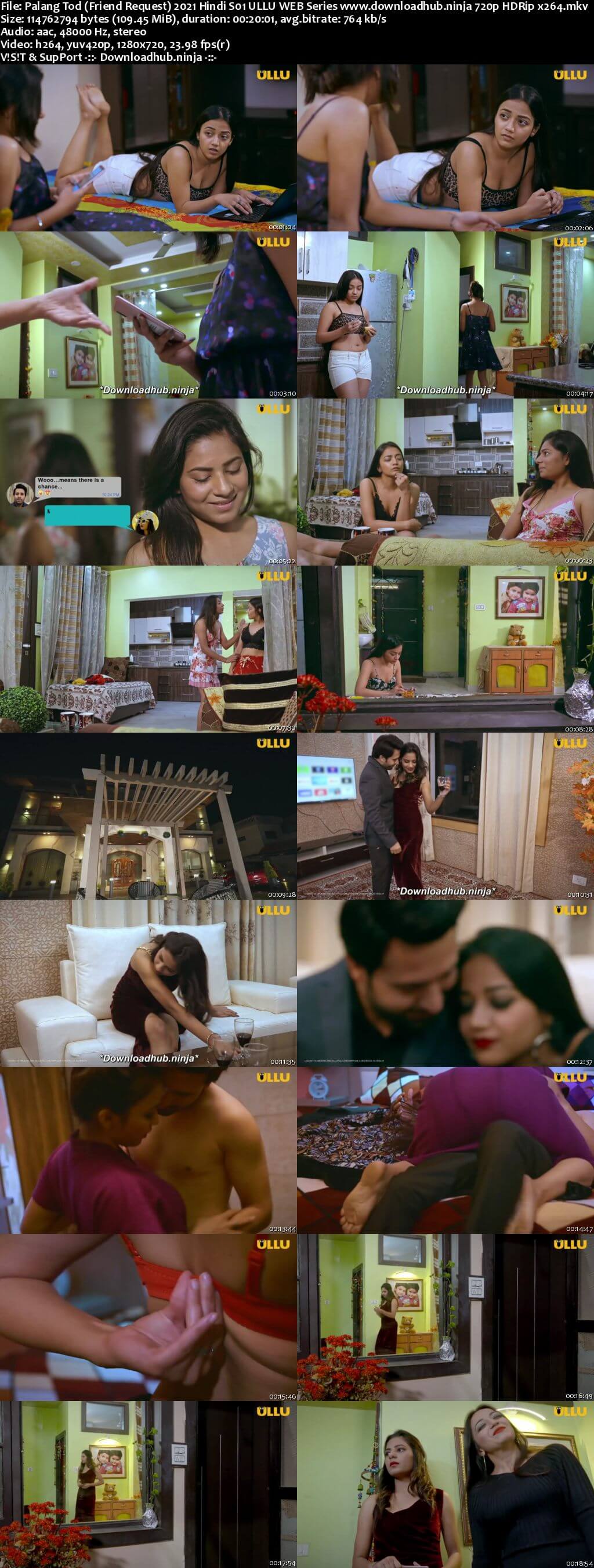 Palang Tod (Friend Request) 2021 Hindi S01 ULLU WEB Series 720p HDRip x264