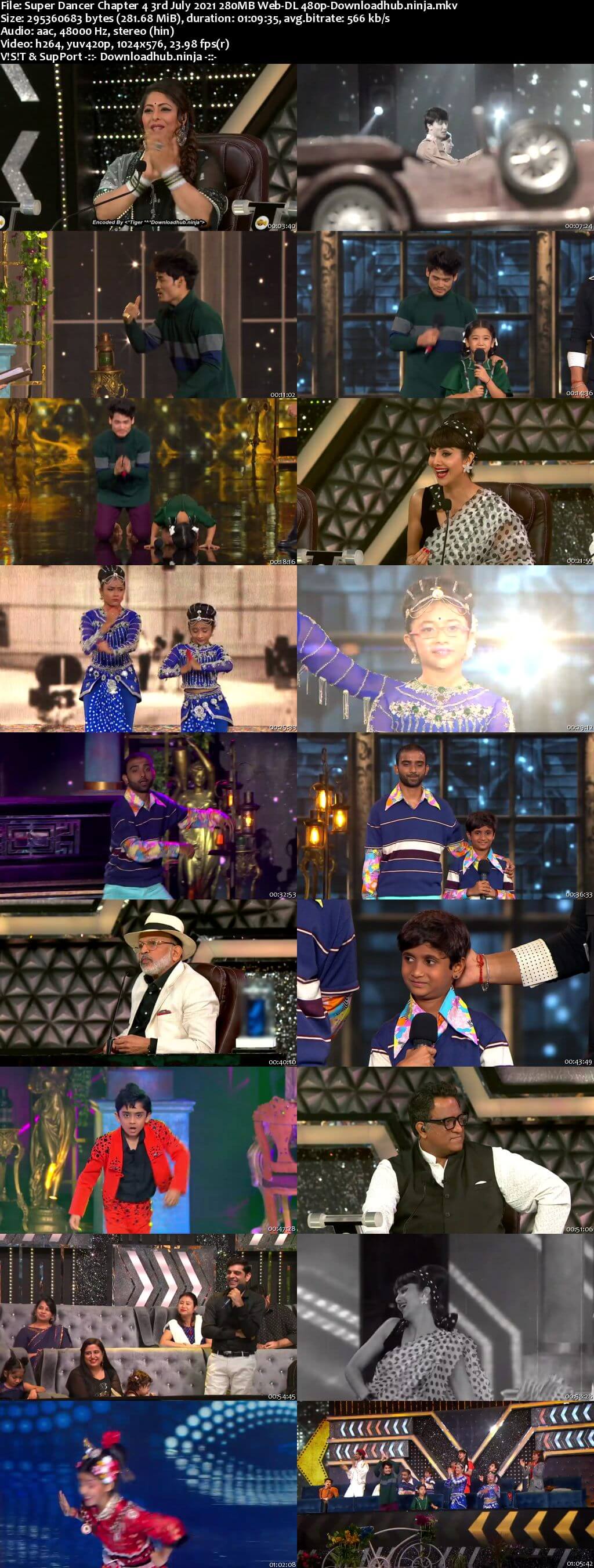 Super Dancer Chapter 4 3rd July 2021 280MB Web-DL 480p