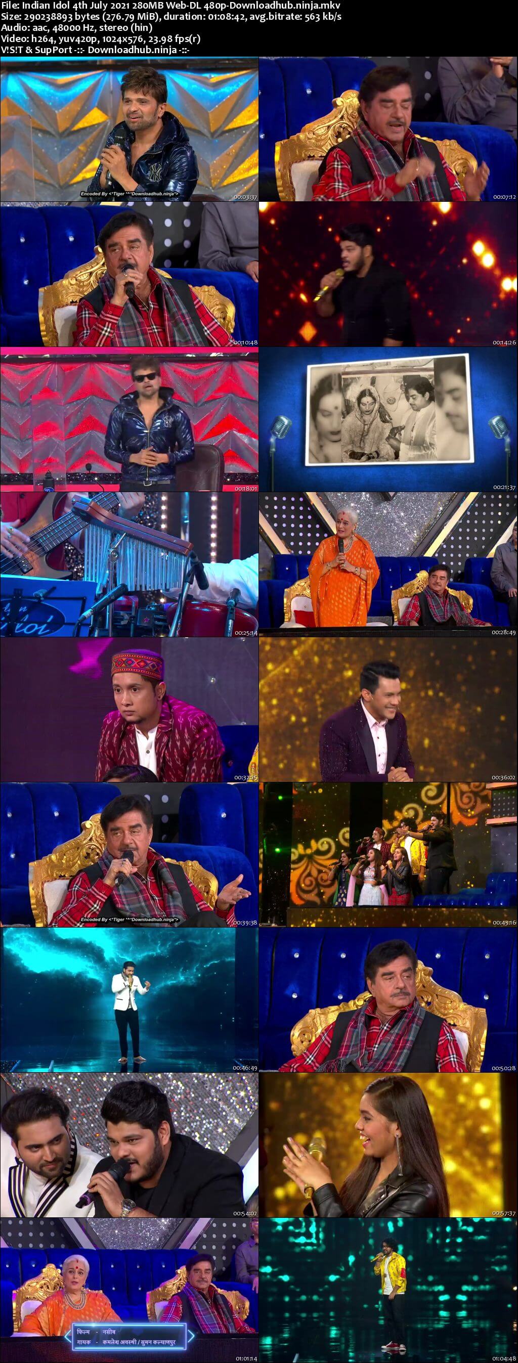 Indian Idol 04 July 2021 Episode 64 Web-DL 480p