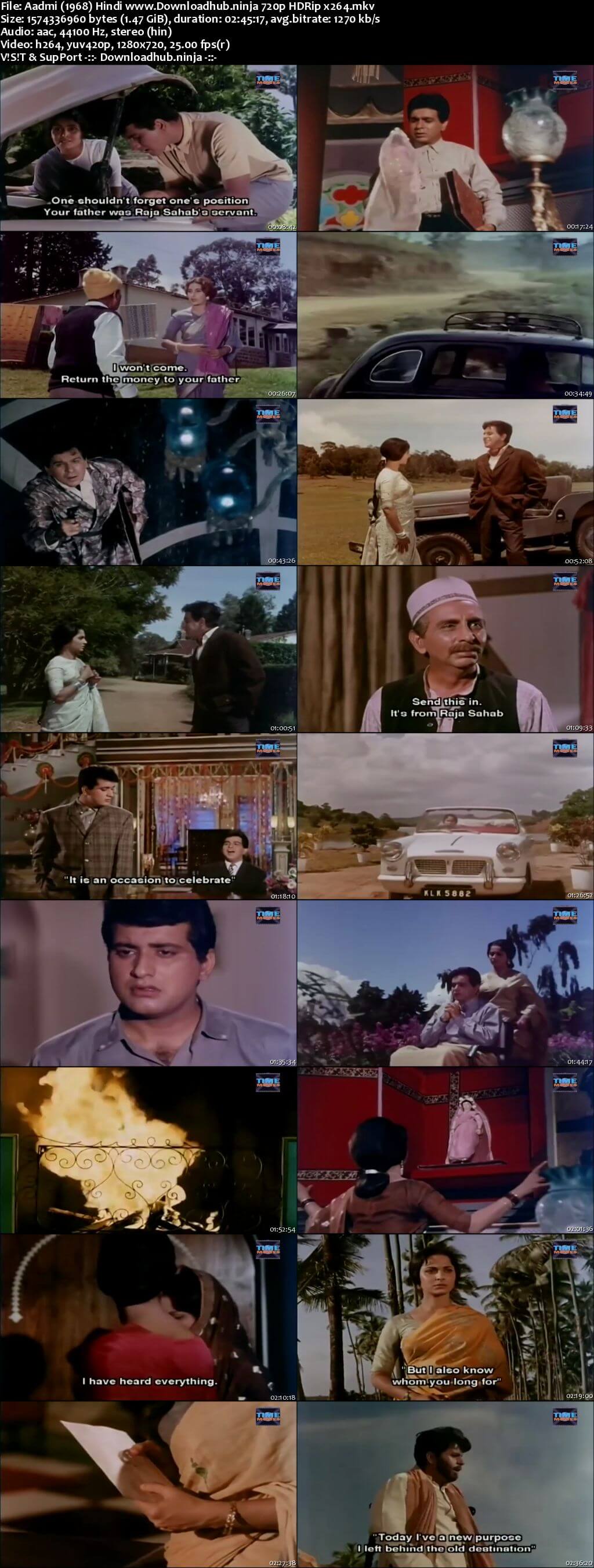 Aadmi 1968 Hindi 720p HDRip x264