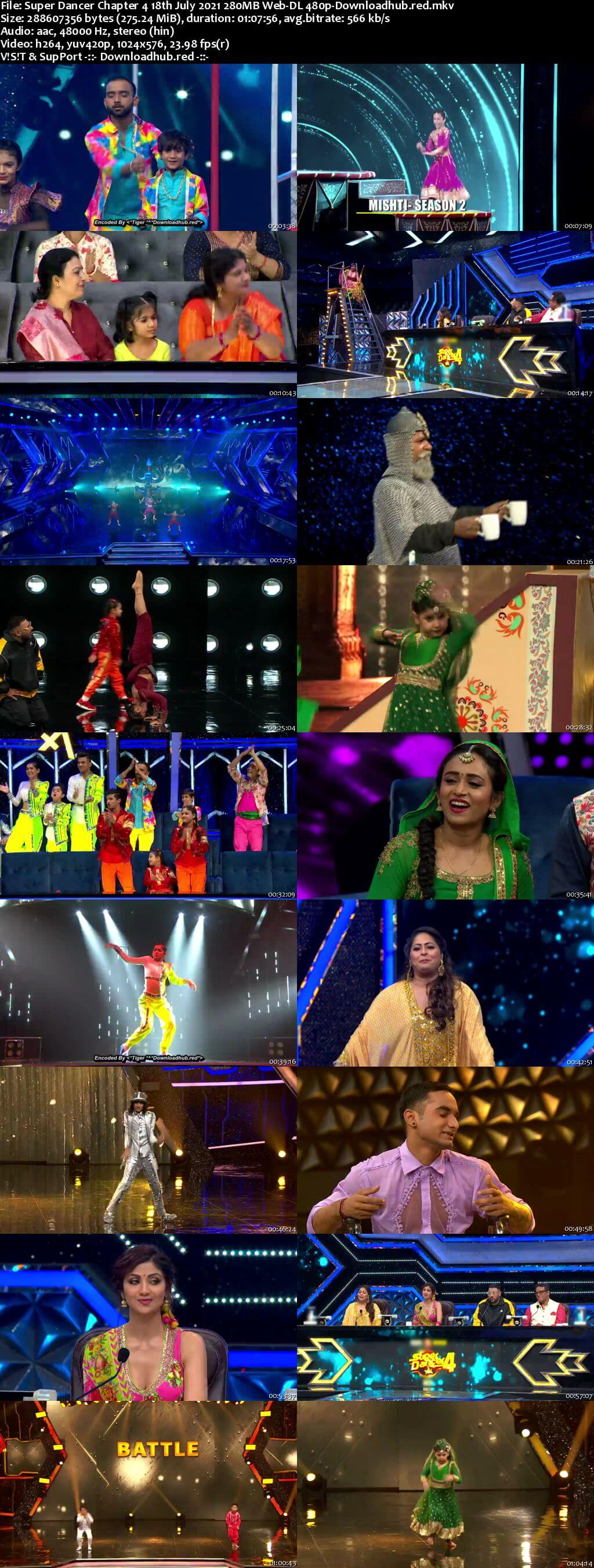 Super Dancer Chapter 4 18th July 2021 280MB Web-DL 480p