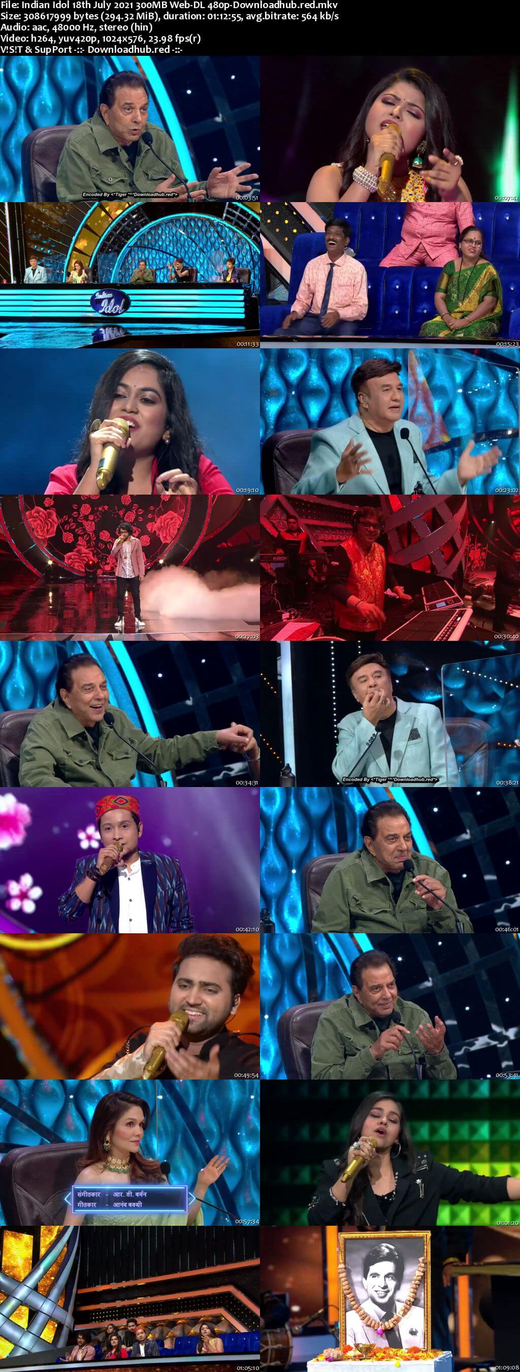 Indian Idol 18 July 2021 Episode 68 Web-DL 480p