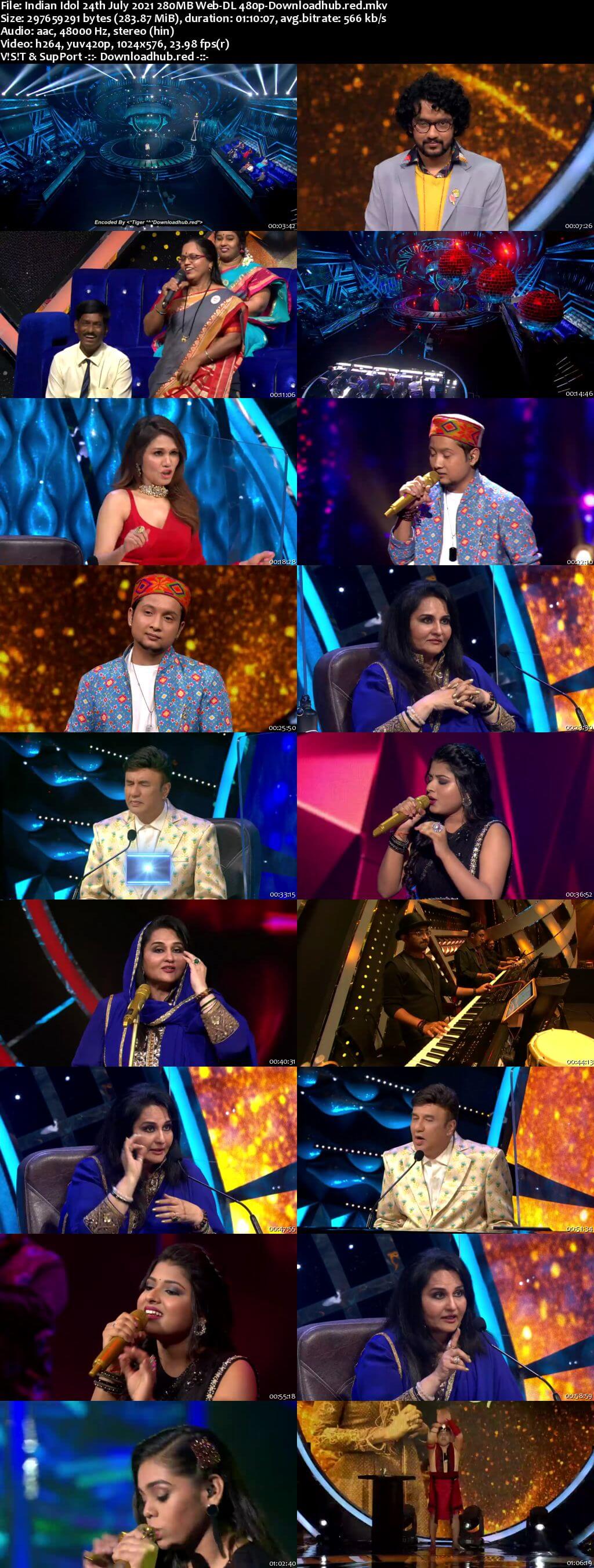 Indian Idol 24 July 2021 Episode 69 Web-DL 480p