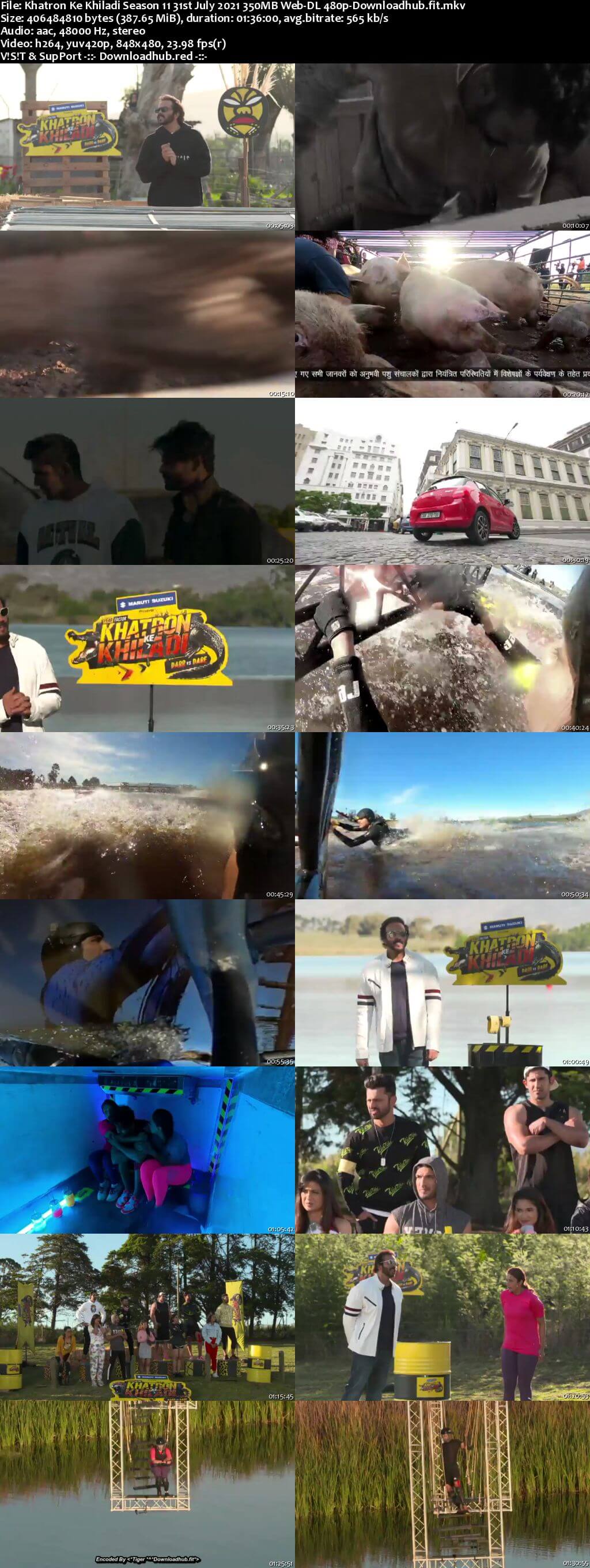 Khatron Ke Khiladi Season 11 31 July 2021 Episode 05 Web-DL 480p