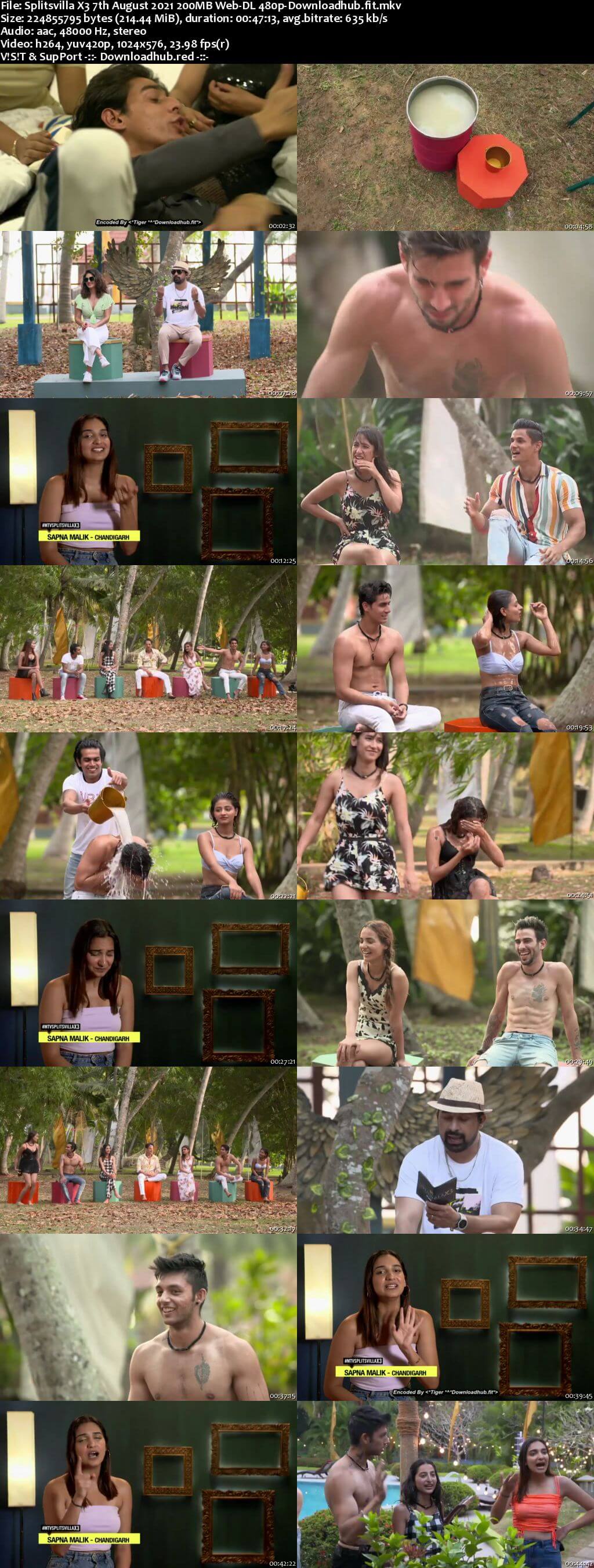 Splitsvilla X3 7th August 2021 200MB Web-DL 480p