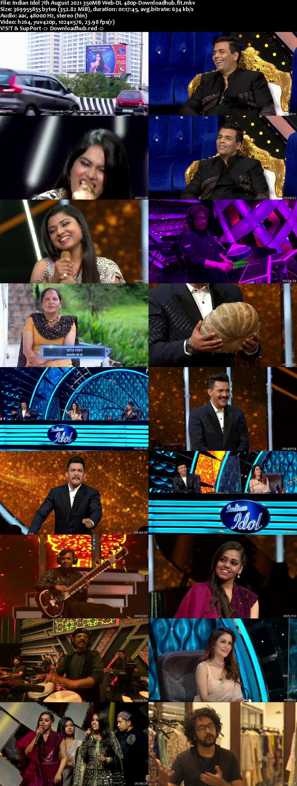 Indian Idol 07 August 2021 Episode 73 Web-DL 480p