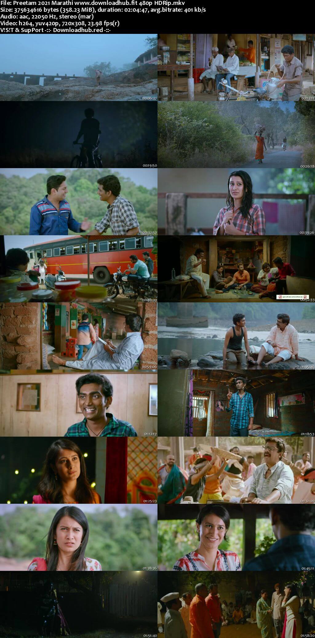 Preetam 2021 Marathi 350MB HDRip 480p ESubs