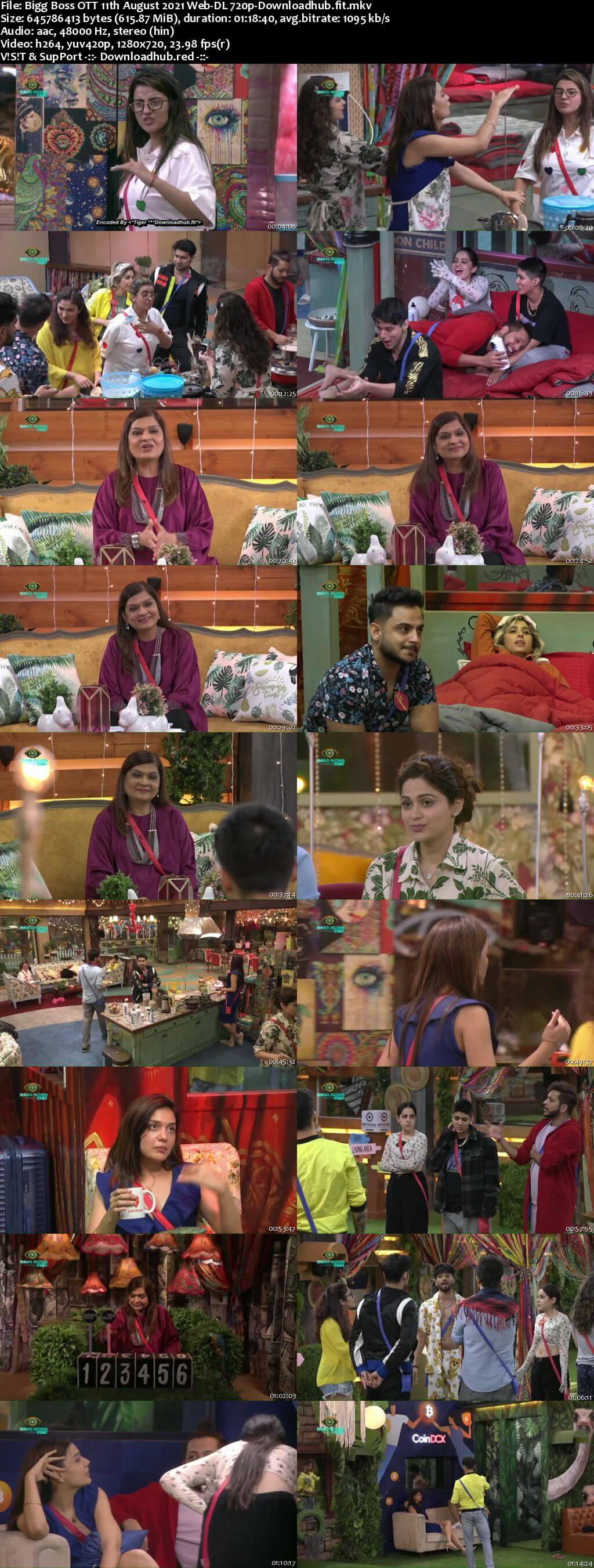 Bigg Boss OTT 11 August 2021 Episode 04 Web-DL 720p 480p