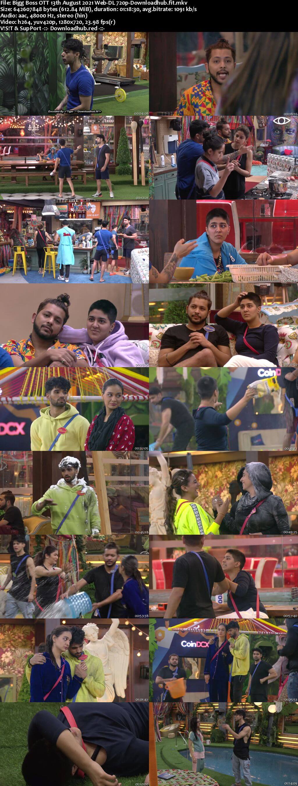 Bigg Boss OTT 13 August 2021 Episode 06 Web-DL 720p 480p