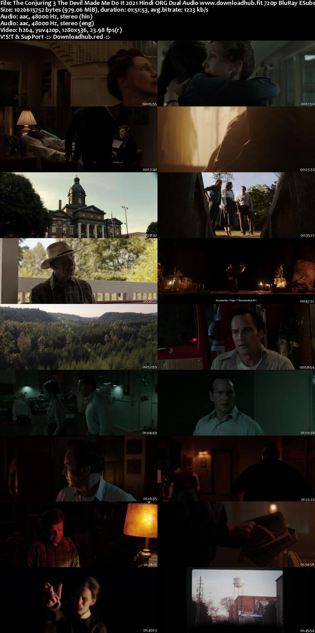 The Conjuring 3 The Devil Made Me Do It 2021 Hindi ORG Dual Audio 720p BluRay ESubs