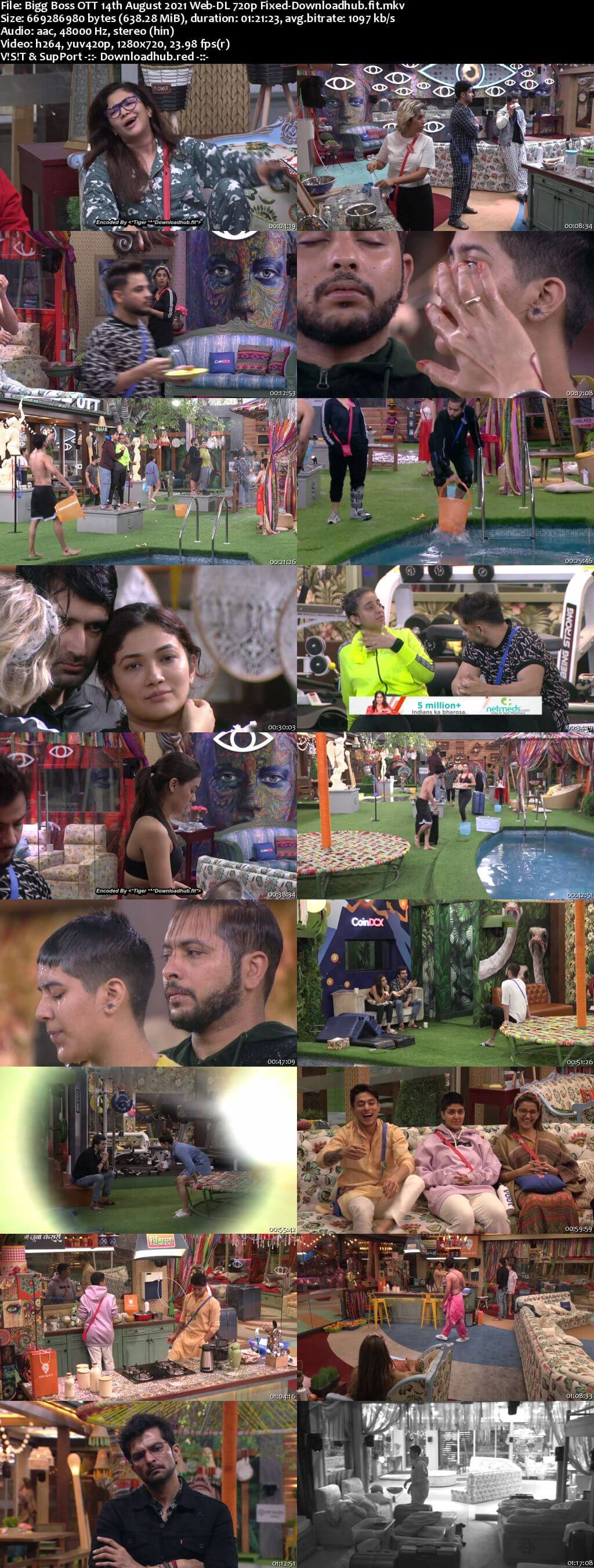 Bigg Boss OTT 14 August 2021 Episode 07 Web-DL 720p 480p