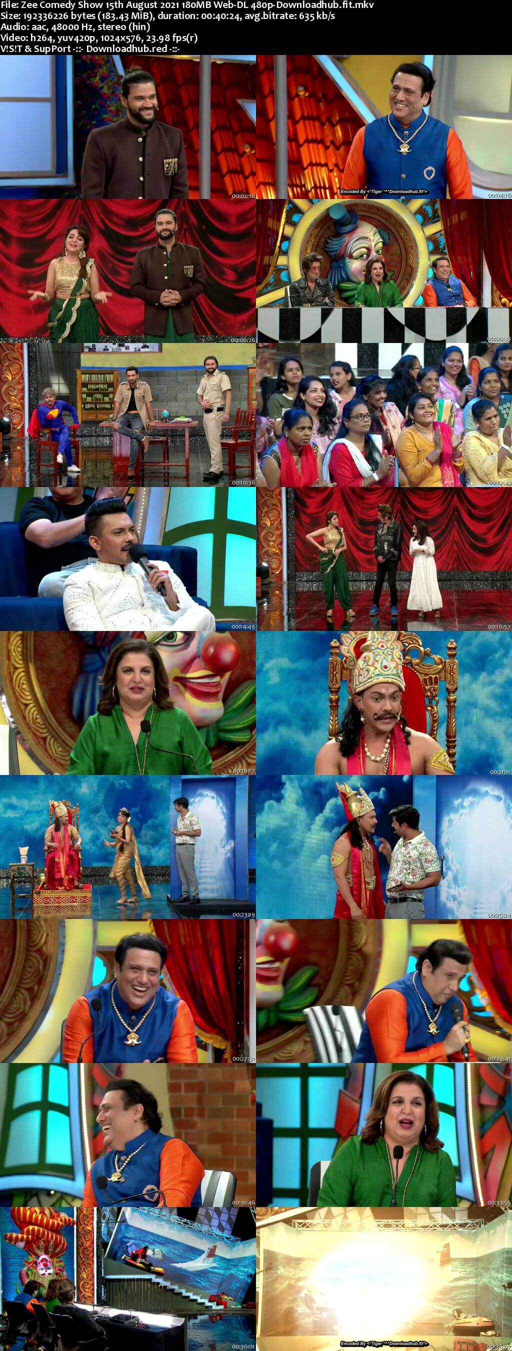 Zee Comedy Show 15 August 2021 Episode 06 Web-DL 480p