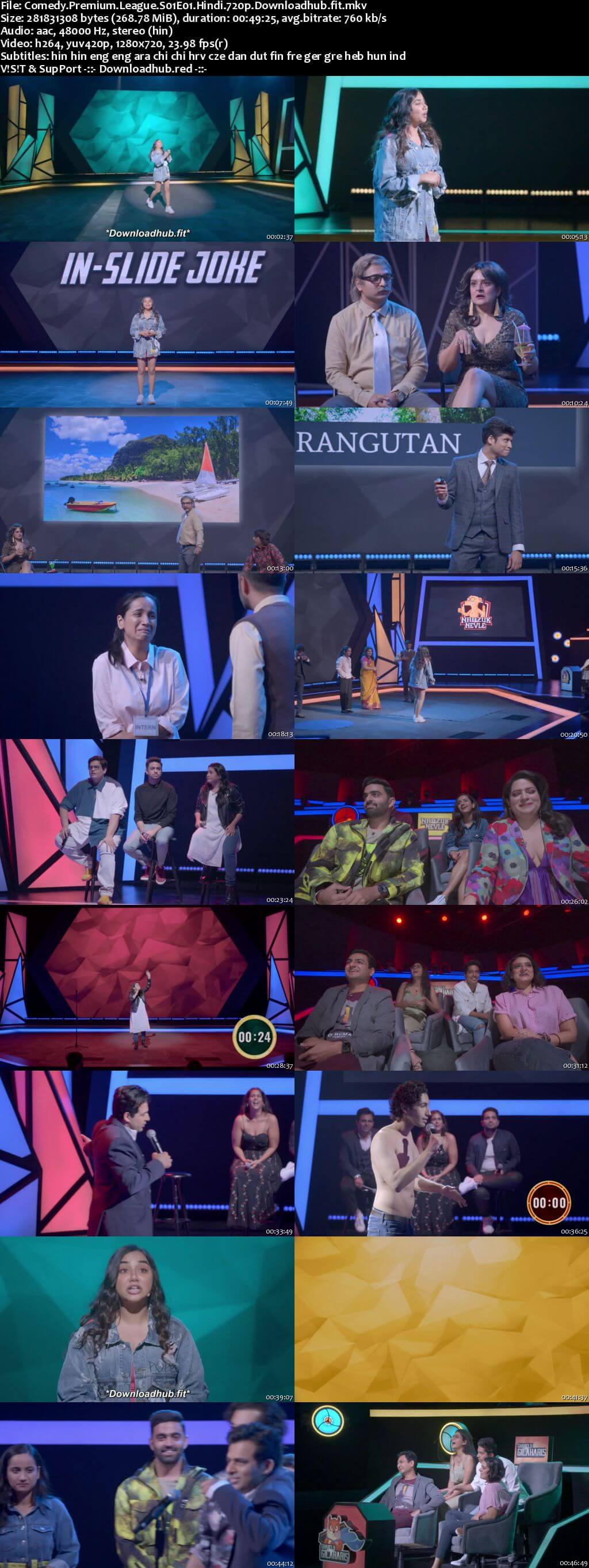 Comedy Premium League 2021 Hindi Season 01 Complete 720p HDRip MSubs